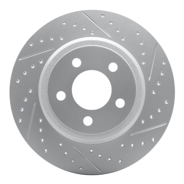 Dynamic Friction Co DFC Geoperformance Rotor - Drilled and Slotted 830-39016R - main