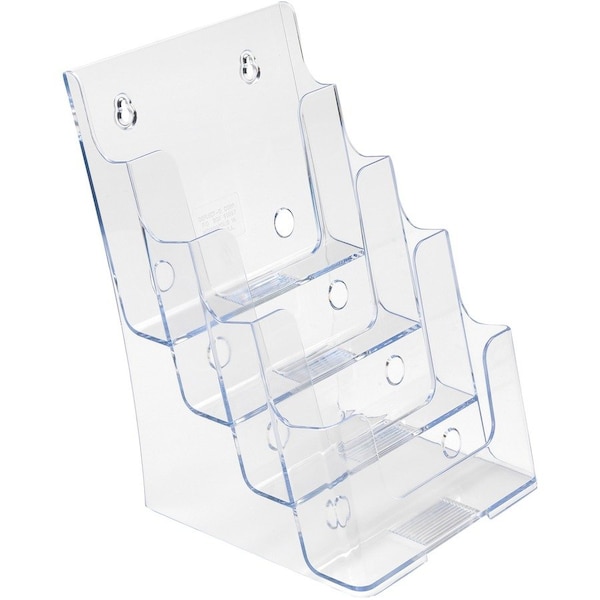 Deflecto MultiCompartment DocuHolder, Clear DEF77901 - main