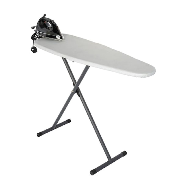 Rdi Iron Board Standard T Leg White w/ gray cover 53 x 13 4cs, 4PK IRN-BRD-WHT - main
