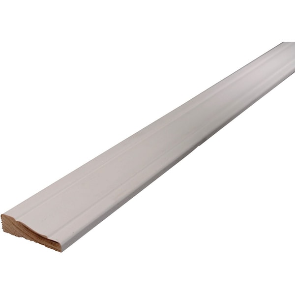 Alexandria Moulding 11/16'' W.x2-1/4'' H.x7 ' L. Wht Finger Joint Pine Colonial Casing Set 0W356-93S42CE - main