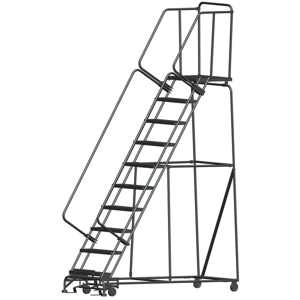 Ballymore Safety Rolling Ladder, Steel, 100 in.H 103221RSU - main