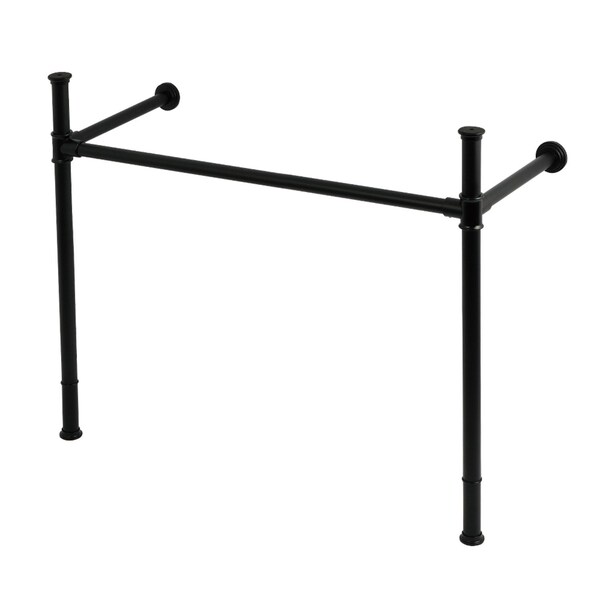 Kingston Brass Stainless Steel Console Sink Legs, Matte Black VPB36410 - main
