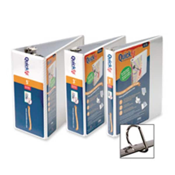 Stride Stride- Inc. Quick Fit Binder- D-Ring- 3in.- 11-.25in.x11-.75in.- White STW87050 - main