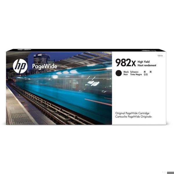 Hp 982X (T0B30A) High Yield Black Original PageWide Cartridge (20,000 Yield) T0B30A - main