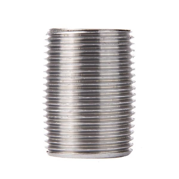Stz Industries 1/8 in. MIP each X 1/8 in. D MIP Galvanized Steel Close Nipple 309UP18XCL - main