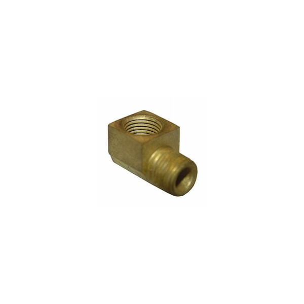 Larsen Supply Co. 90-Degree Street Elbow, Lead-Free Brass, 1/4 MIP x 1/4-In.FPT 17-9073 - main