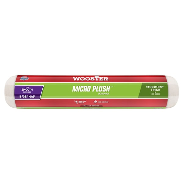 Wooster R235 14 in. Micro Plush 0.31 in. Nap Roller Cover 71497167996 - main