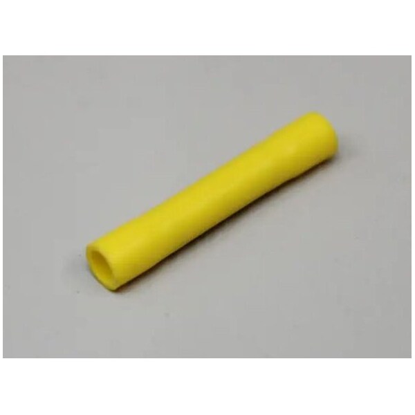 Nichifu Insulated Butt Connector, Flared, AWG 22-18 TMV B-0.5-YEL - main