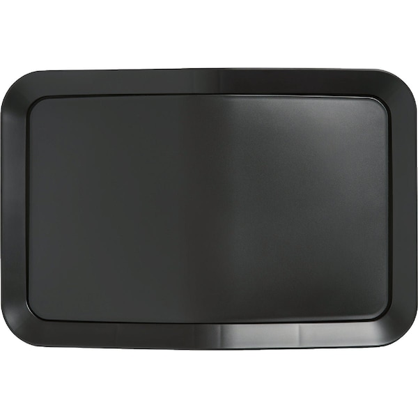 Rubbermaid 12.2 Gal. Black Swing-Top Wastebasket 2170117 - main