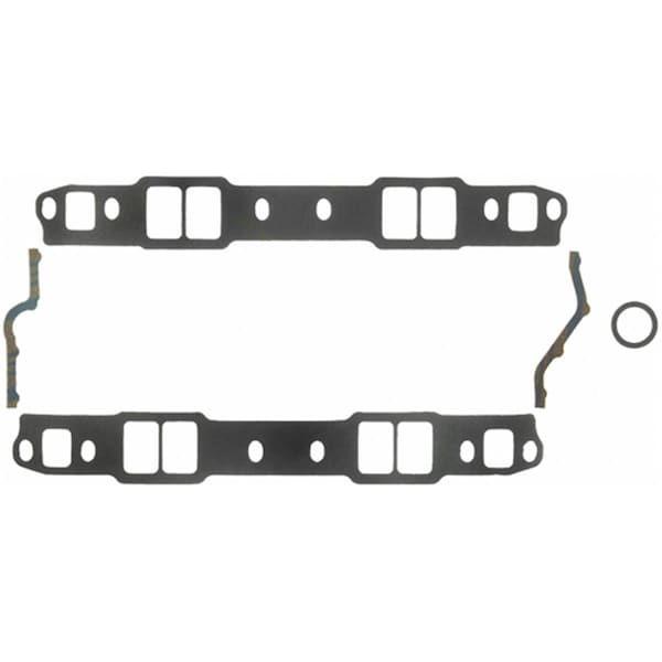 Fel-Pro 1245 0.120 in. Intake Manifold Gasket for 19551957 Small Block Chevrolet V8 Trim to Fit Ports FEL1245 - main