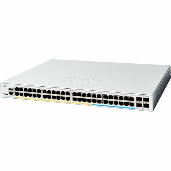 Cisco CATALYST 1300 16-PORT 2.5GE, 32-PORT GE, POE, 4X10G SFP+ C1300-48MGP-4X - main