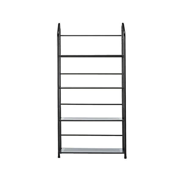Homeroots 49" Black Metal Four Tier Bookcase 469089 - main