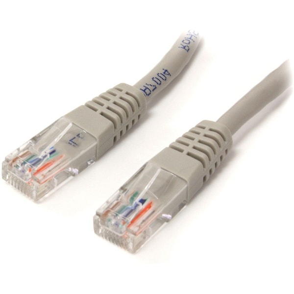 Startech.Com 10FT GRAY MOLDED CAT5E UTP PATCH CABLE M45PATCH10GR - main