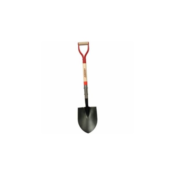 Razor-Back Round Point Digging Shovel, 9.5 in W x 12 in L Blade, 30 in L North American Hardwood Armor 760-43201 - main