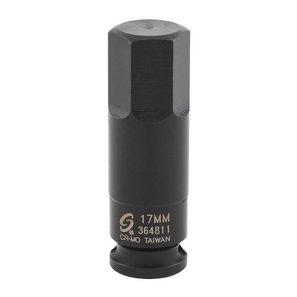 Sunex 3/8 in Drive 17Mm Hex Impact Socket 364811 - main