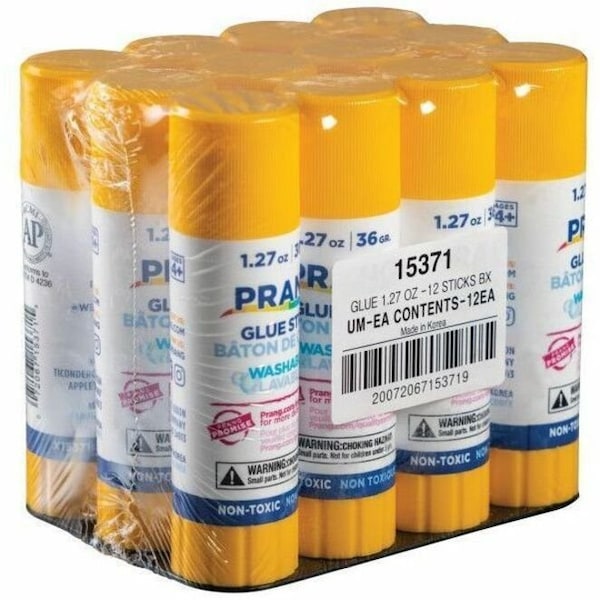 Prang Washable Glue Stick, 1.27 oz, PK6 15371 - main