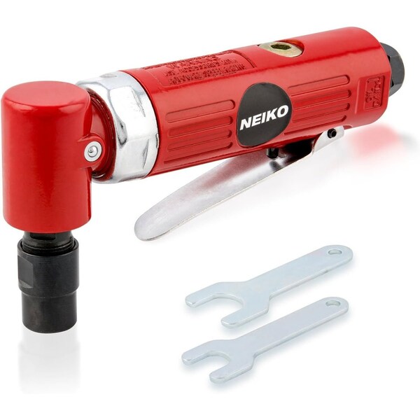Neiko 0.25 in Air Right Angle Die Grinder | 20,000 RPM | 4 CFM Consumption | Rear Exhaust | Pistol Grip 30060A - main