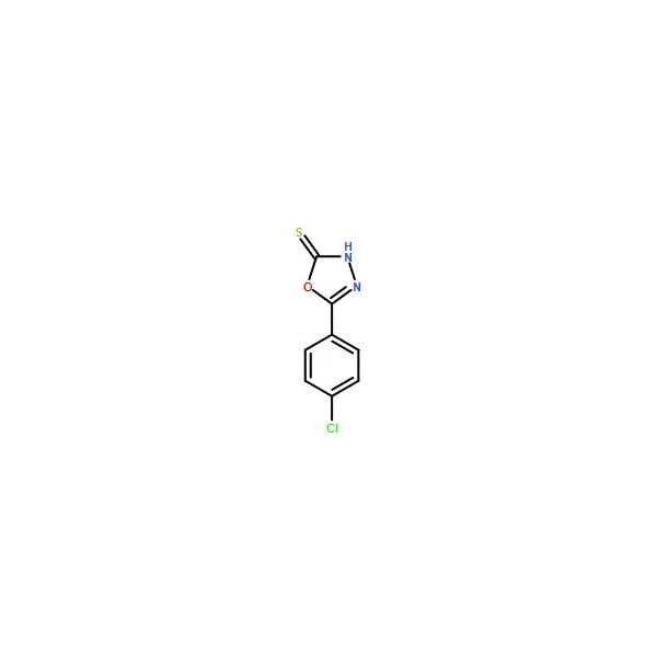 Ak Scientific 5-(4-Chlorophenyl)-1, 3, 4-oxadiazole-2-thiol (1g), CAS 23766-28-1 1646AB-1g - main