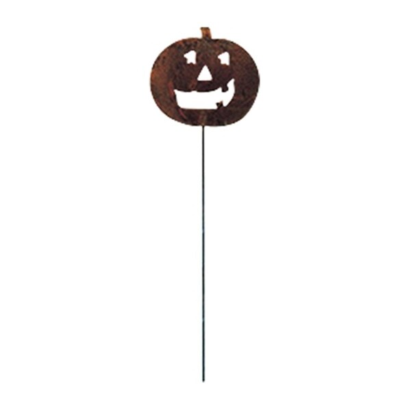 Bbq Innovations Pumpkin Rusted Garden Stake BB141634 - main