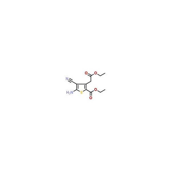 Ak Scientific Ethyl 5-amino-4-cyano-3-(2-ethoxy-2-oxoethyl)thiophene-2-carboxylate (100g), CAS 58168-20-0 B524-100g - main