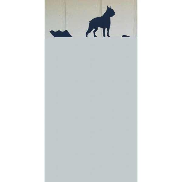 The Lazy Scroll French Bulldog Garden Mount Weathervane frenchbdin - main