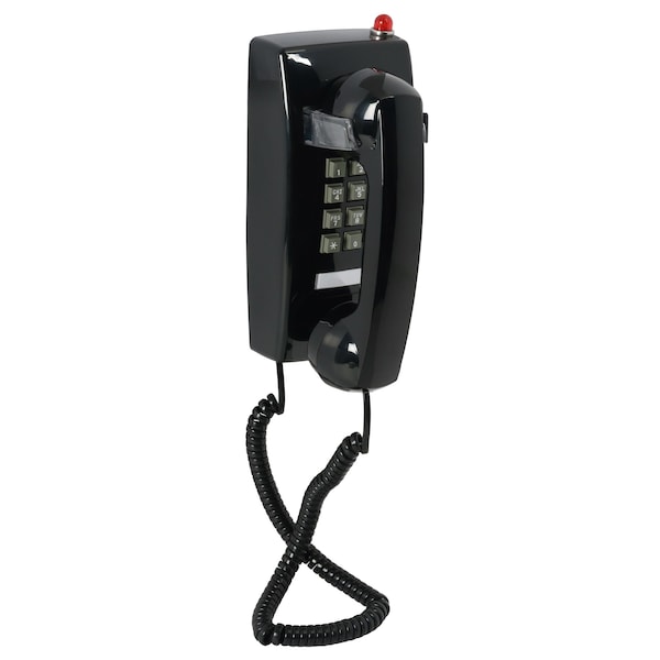 Zoro Select Standard Wall Phone, Black, Msg Indicator T-25 BLK w/MW - main