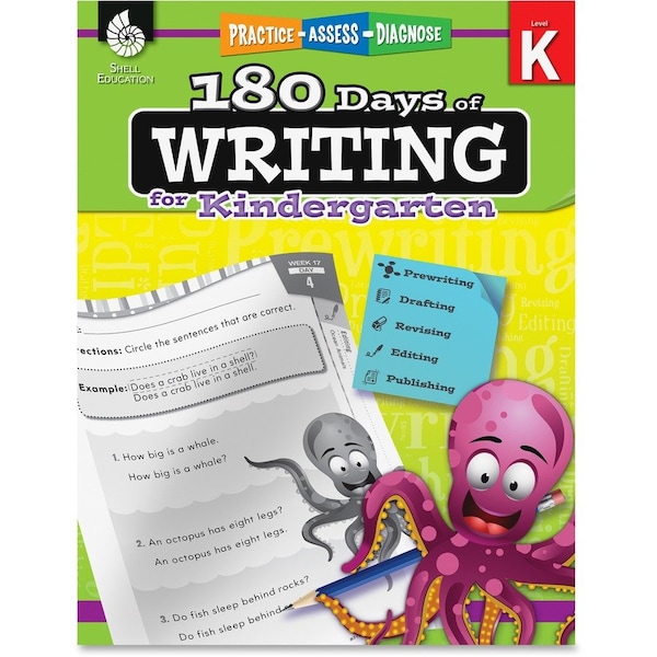 Shell Education 180 Days of Writing for Kindergarten 51523 - main