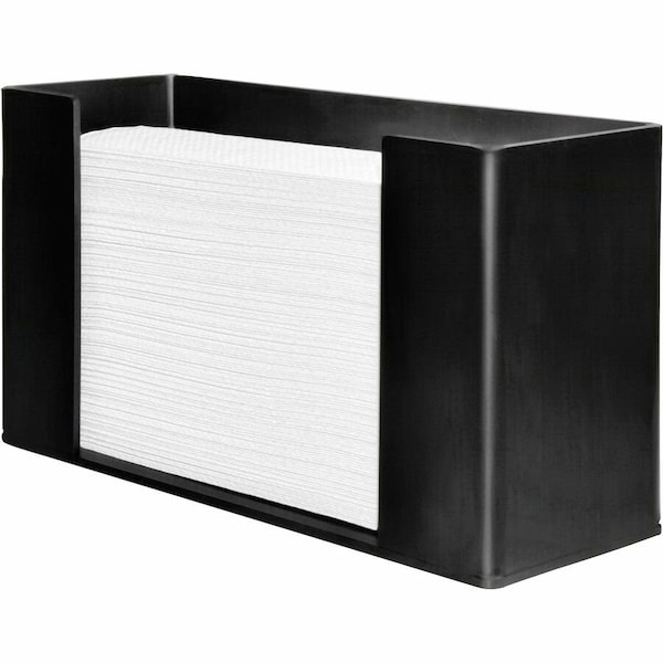 Genuine Joe Folded Paper Towel Dispenser - 6.8 x 11.5 x 4.1 - Black, 9PK GJO11524CT - main