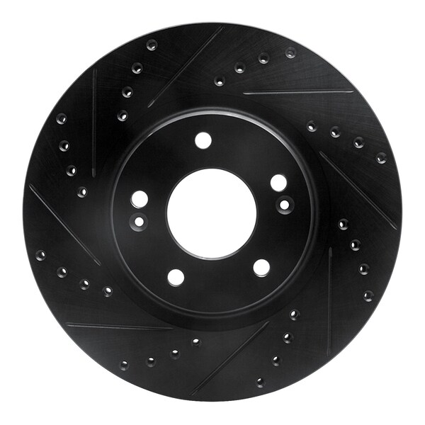 Dynamic Friction Co DFC Brake Rotor - Drilled and Slotted - Black 633-03066L - main