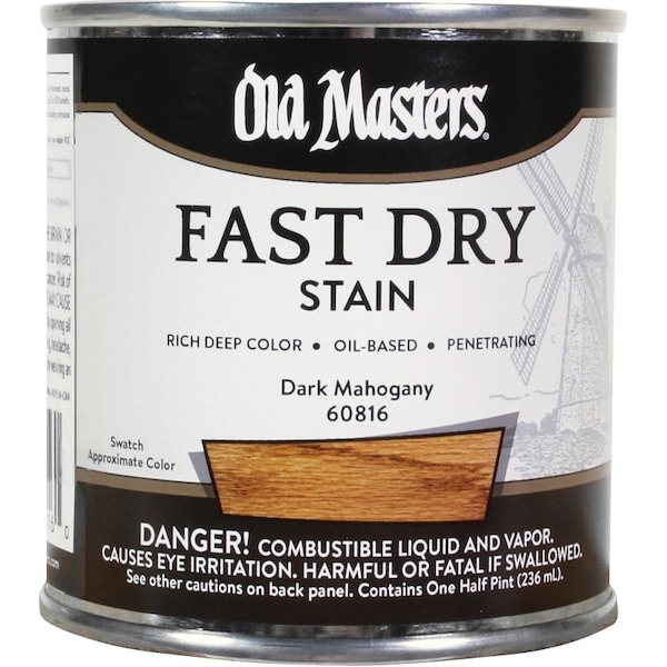 Old Masters .5Pt Fast Dry Stain Dark Mahogany 60816 - main