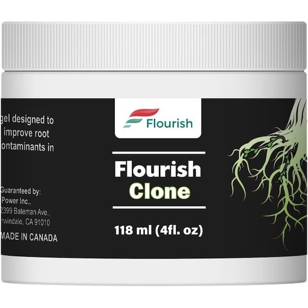 Simple Deluxe Flourish IBA Clone Rooting Hormone Gel - 2nd Gen Flourish Strong Cloning Gel for Plant Cuttings for GLNUTRCLONE - main
