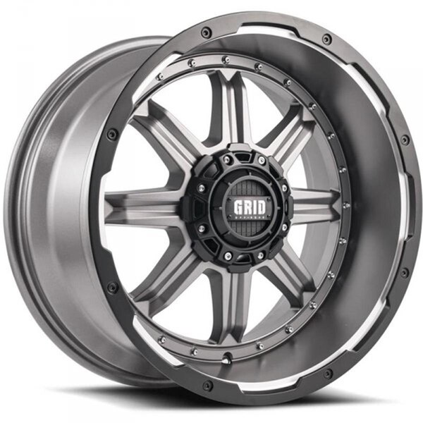 Hard Top 1189865A25 10 18 x 9.0 8 x 165.1 0 125.5 Wheel - Matte Anthracite - Black Lip HA3588237 - main