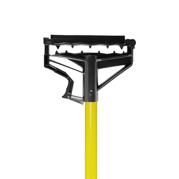 Chief Clean Ivader Black wet mop handle on 1"x54" yellow fiberglass handle, 3PK IVADER/YEL/3 - main
