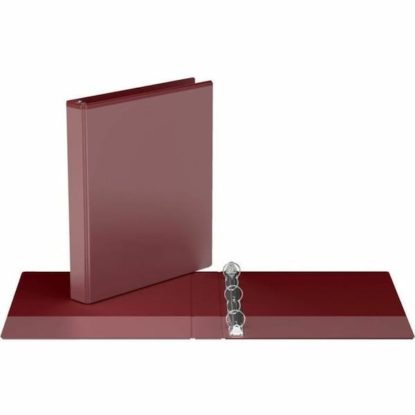 Davis Group Easyview Premium, Round Ring, Customizable, View Binder, (Burgundy, 1"), PK6 8411-08-06 - main