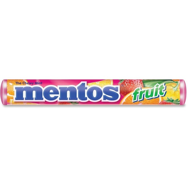 Perfetti Van Melle Mentos, Chewy Mints, 1.32 Oz, Mixed Fruit, 15PK 4181 - main