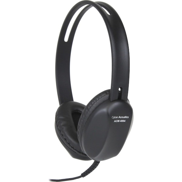 Cyber Acoustics ACM-4004 Stereo Headphone - Stereo - Wired - Over-the-head - Binaural ACM4004 - main
