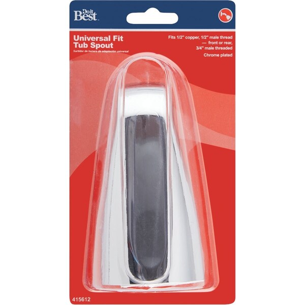 Do It Best Universal Fit Chrome Bathtub Spout DIB825-33 - main