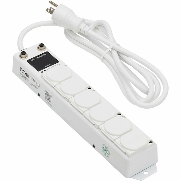 Tripp Lite Power Strip, Hospital Grade, 6 5-15R-HG, 5-15P-HG, 7 ft., White PS-607-HG-OEMLM - main