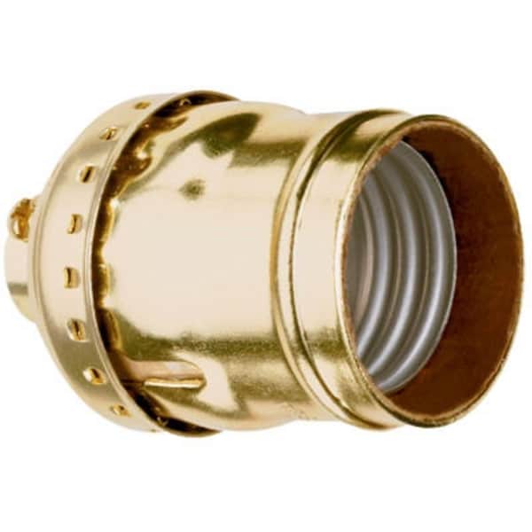 Legrand Pass & Seymour Lamp Holder, 3.12 in Dia Dimensions, 250 V, 660 W, Brass/Metal Housing Material 975ABDCC10 - main
