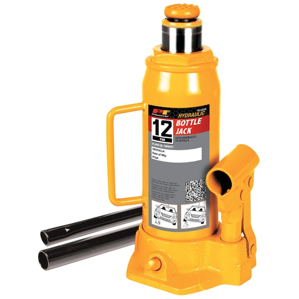 Performance Tool 12 Ton Hydraulic Bottle Jack Jack-Bottle, W1632 W1632 - main