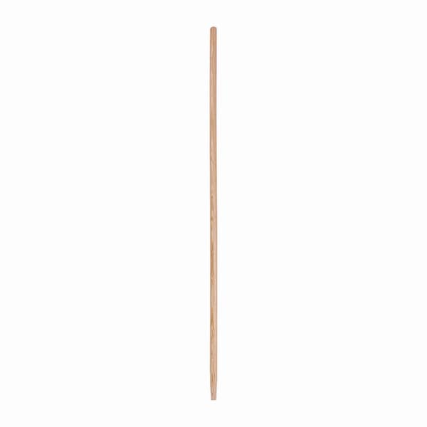 Boardwalk Tapered End Broom Handle, Lacquered Hardwood, 1.13in dia x 54in, Natural BWK124 - main