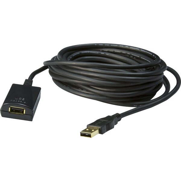 Cable Wholesale USB 2.0 High Speed Active Extension Cable, USB Type A Male to Type A Female, 16 foot UC-50200 - main