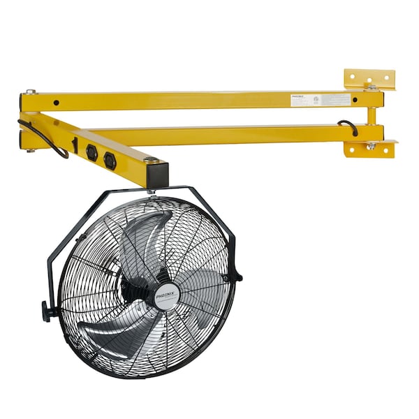 Ideal Warehouse Innovations Dock Fan, w/60 in Double Strut Arm 60-5495-750 - main