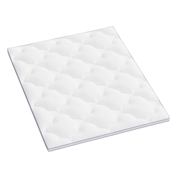 Homeroots 2in White Cotton King Mattress Topper 711926 - main