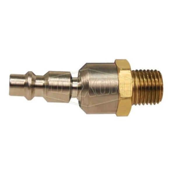Dixon Industrial Quick Disconnect Swivel Plug, 1/4 in, 250 psi, Steel, 1/4 in MNPT DCP21SWIV - main