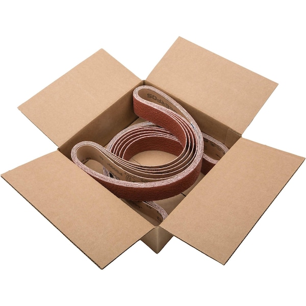 Grizzly 2" X 42" Ceramic Abrasive Belt 40 Grit, 10PK T34169 - main