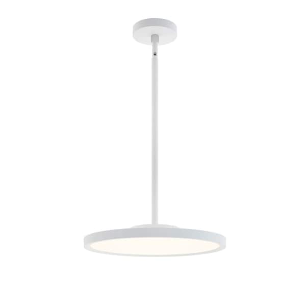 Afx Edge Round, LED Pendant, 16"W, 120- 277V, 2700K/3000K/3500K/4000K/5000K Adj. Color Temp, White EGRP16LAJUDWH - main
