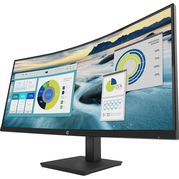 Hp P34HC G4 WQHD CURVED MONITOR - 34INCH - 21:9 - 5MS - WQHD (3440 X 1440 at 60 H 21Y56AA#ABA - main