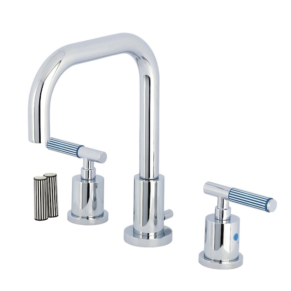 Kingston Brass Widespread Bathroom Faucet with Brass Pop-Up, Polished Chrome FSC8931KPS - main