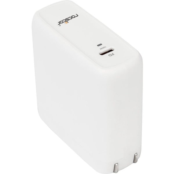 Rocstor 100W SMART USB-C POWER ADAPTER GAN TECHNOLOGY - UL & FCC/CE -WHITE Y10A247-W1 - main